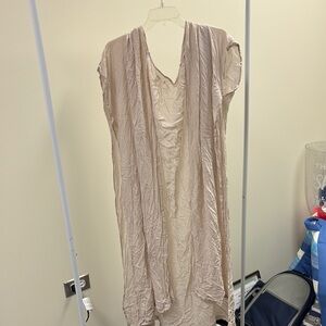 Lulu's Textured Cream Dress
